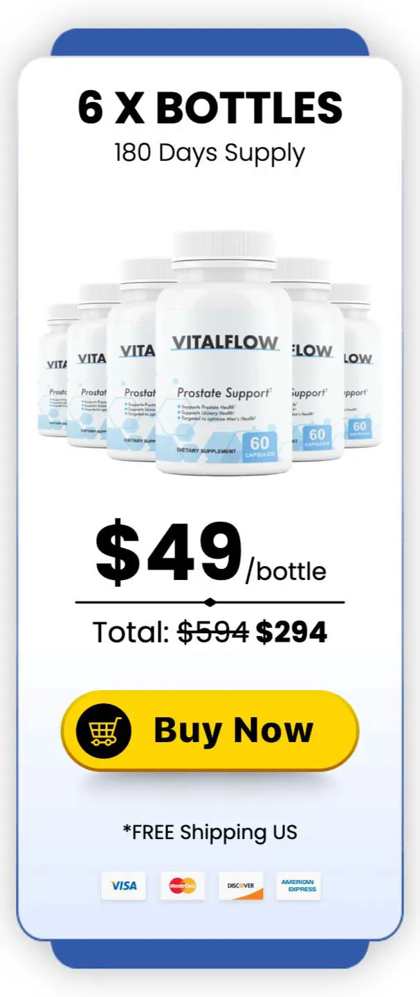 VitalFlow - 6 Bottle Pack
